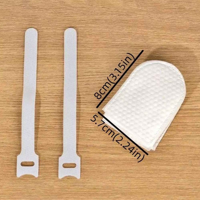 50Pcs Anti-splash Cotton Thickened Filter High-density Universal Faucet Filter (with 10pcs T-strap)-0941