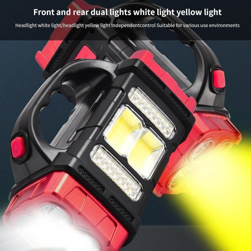 25W High Power COB Solar Searchlight USB Rechargeable Emergency Light HB-2678