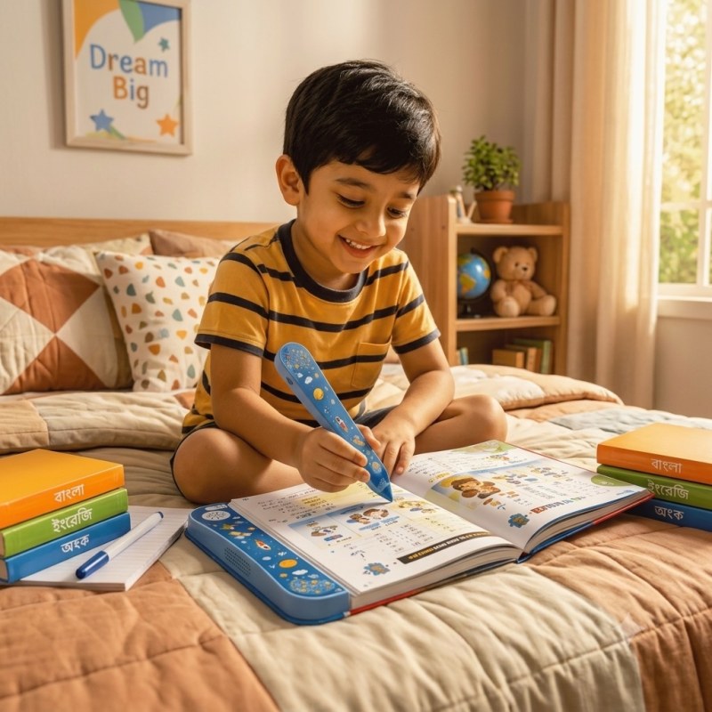 Smart Intelligence Book V2 (বাংলা স্বরবর্ণ ও ব্যঞ্জনবর্ণ, ইংরেজি A-Z Alphabet, আরবি বর্ণমালা — তিনটি ভাষা একসাথে)