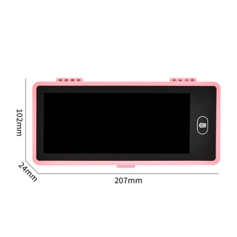 LCD Screen Pencil Case Handwriting 2-in-1 Cute Pen Box Large Capacity-0940