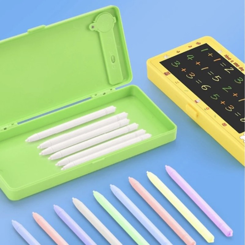 LCD Screen Pencil Case Handwriting 2-in-1 Cute Pen Box Large Capacity-0940
